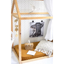 Load image into Gallery viewer, Bronze fitted cot sheet - Aidenandava