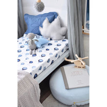 Load image into Gallery viewer, Cloud Chaser fitted cot sheet - Aidenandava