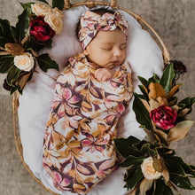 Load image into Gallery viewer, Leilani snuggle swaddle &amp; topknot set - Aidenandava
