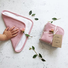Load image into Gallery viewer, Muslin Washcloth Set - Rosy