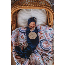 Load image into Gallery viewer, Rainbow Baby organic muslin wrap - Aidenandava