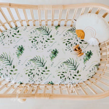 Load image into Gallery viewer, Bassinet sheet and change pad cover - Enchanted - Aidenandava