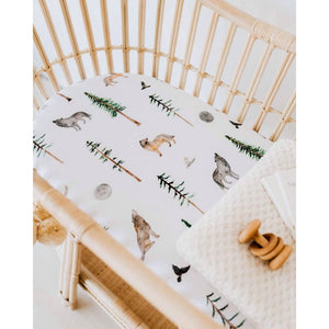 Bassinet sheet & change pad cover - Alpha - Aidenandava