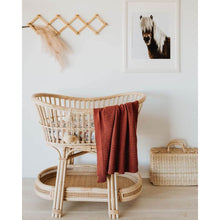 Load image into Gallery viewer, Bassinet sheet &amp; change pad cover - Australiana - Aidenandava