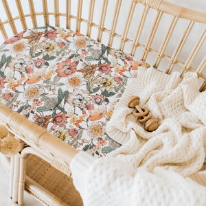 Bassinet sheet & change pad cover - Australiana - Aidenandava
