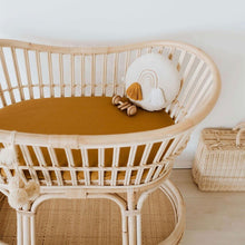 Load image into Gallery viewer, Bassinet sheet &amp; change pad cover - Bronze - Aidenandava
