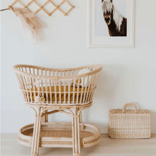 Load image into Gallery viewer, Bassinet sheet &amp; change pad cover - Bronze - Aidenandava