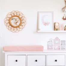 Load image into Gallery viewer, Bassinet sheet &amp; change pad cover - Lullaby Pink - Aidenandava
