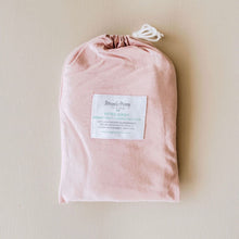 Load image into Gallery viewer, Bassinet sheet &amp; change pad cover - Lullaby Pink - Aidenandava