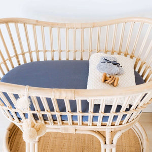 Bassinet sheet & change pad cover - Reign - Aidenandava