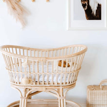 Load image into Gallery viewer, Bassinet sheet &amp; change pad cover - Wild Fern - Aidenandava