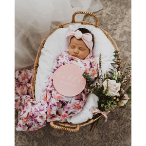 Blushing Beauty Organic Muslin Wrap - Aidenandava