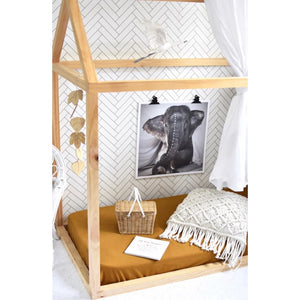 Bronze fitted cot sheet - Aidenandava