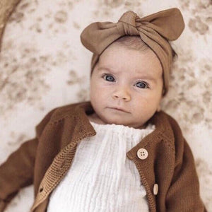 Caramel Topknot headband - Aidenandava