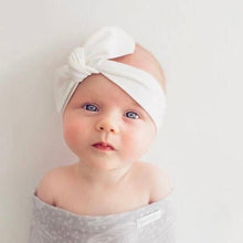 Load image into Gallery viewer, Classic White Topknot headband - Aidenandava