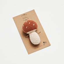 Load image into Gallery viewer, Crochet Mushroom Rattle