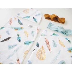Dream Weaver snuggle swaddle & beanie set - Aidenandava
