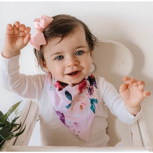 Dribble Bib - Floral Kiss - Aidenandava