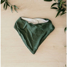 Load image into Gallery viewer, Dribble Bib - Olive - Aidenandava