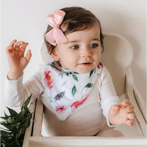 Dribble Bib - Peony Bloom - Aidenandava