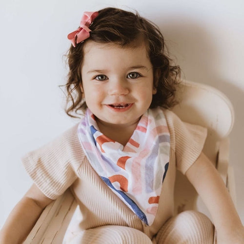 Dribble Bib - Rainbow Baby - Aidenandava