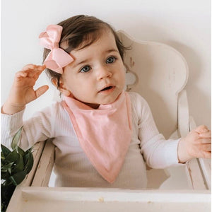 Dribble Bib - Soft Pink - Aidenandava