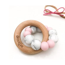 Load image into Gallery viewer, DUO Silicone &amp; Beech wood teether - Aidenandava