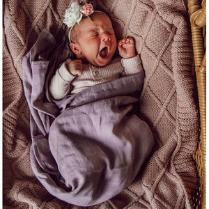 Dusk organic muslin wrap - Aidenandava
