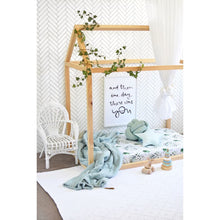 Load image into Gallery viewer, Enchanted fitted cot sheet - Aidenandava