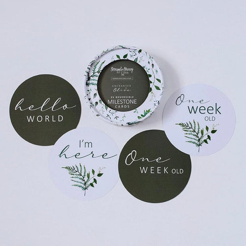 Enchanted & Olive Milestone Cards