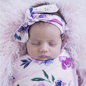 Floral Kiss Topknot headband - Aidenandava