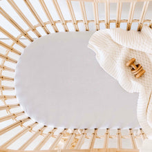 Load image into Gallery viewer, Bassinet sheet &amp; change pad cover - Stone - Aidenandava