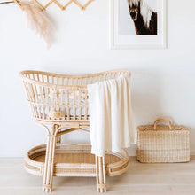 Load image into Gallery viewer, Bassinet sheet &amp; change pad cover - Stone - Aidenandava