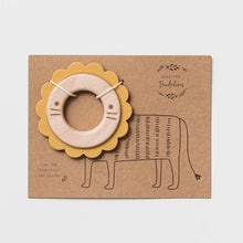 Load image into Gallery viewer, Lee The Lion Wood &amp; Silicone Teether