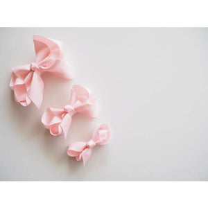 Light Pink bow clip - Medium - Aidenandava