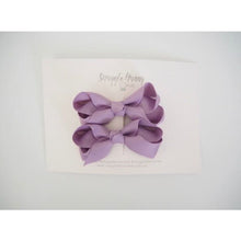 Load image into Gallery viewer, Lilac bow clip - Small pair - Aidenandava