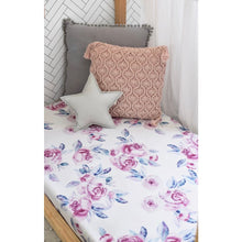 Load image into Gallery viewer, Lilac Skies fitted cot sheet - Aidenandava