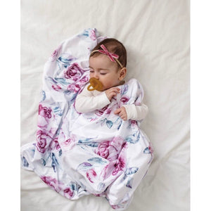 Mauve petite velvet bow - Aidenandava