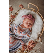 Load image into Gallery viewer, Mauve topknot headband - Aidenandava