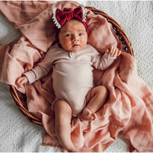 Load image into Gallery viewer, Musk Pink organic muslin wrap - Aidenandava
