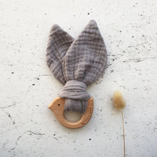 Load image into Gallery viewer, Muslin Birdy teether - Cloudy