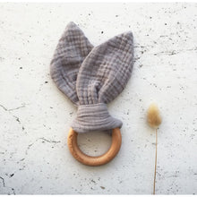 Load image into Gallery viewer, Muslin Bunny teether - Cloudy
