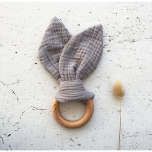 Muslin Bunny teether - Cloudy