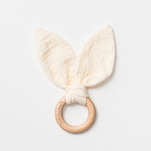 Load image into Gallery viewer, Muslin Bunny teether - Milk