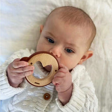 Load image into Gallery viewer, Mykah The Monkey Wood &amp; Silicone Teether