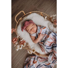 Load image into Gallery viewer, Rainbow Baby organic muslin wrap - Aidenandava