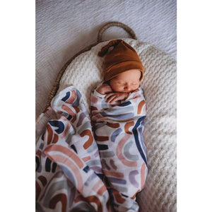 Rainbow Baby organic muslin wrap - Aidenandava