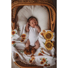 Load image into Gallery viewer, Sunflower Organic muslin wrap - Aidenandava