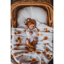 Load image into Gallery viewer, Sunflower Organic muslin wrap - Aidenandava