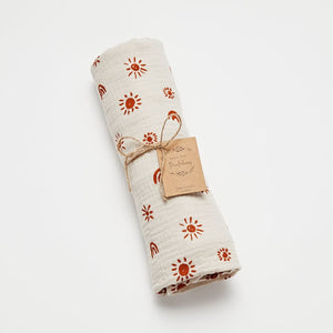 Sunny Sand Organic Muslin wrap